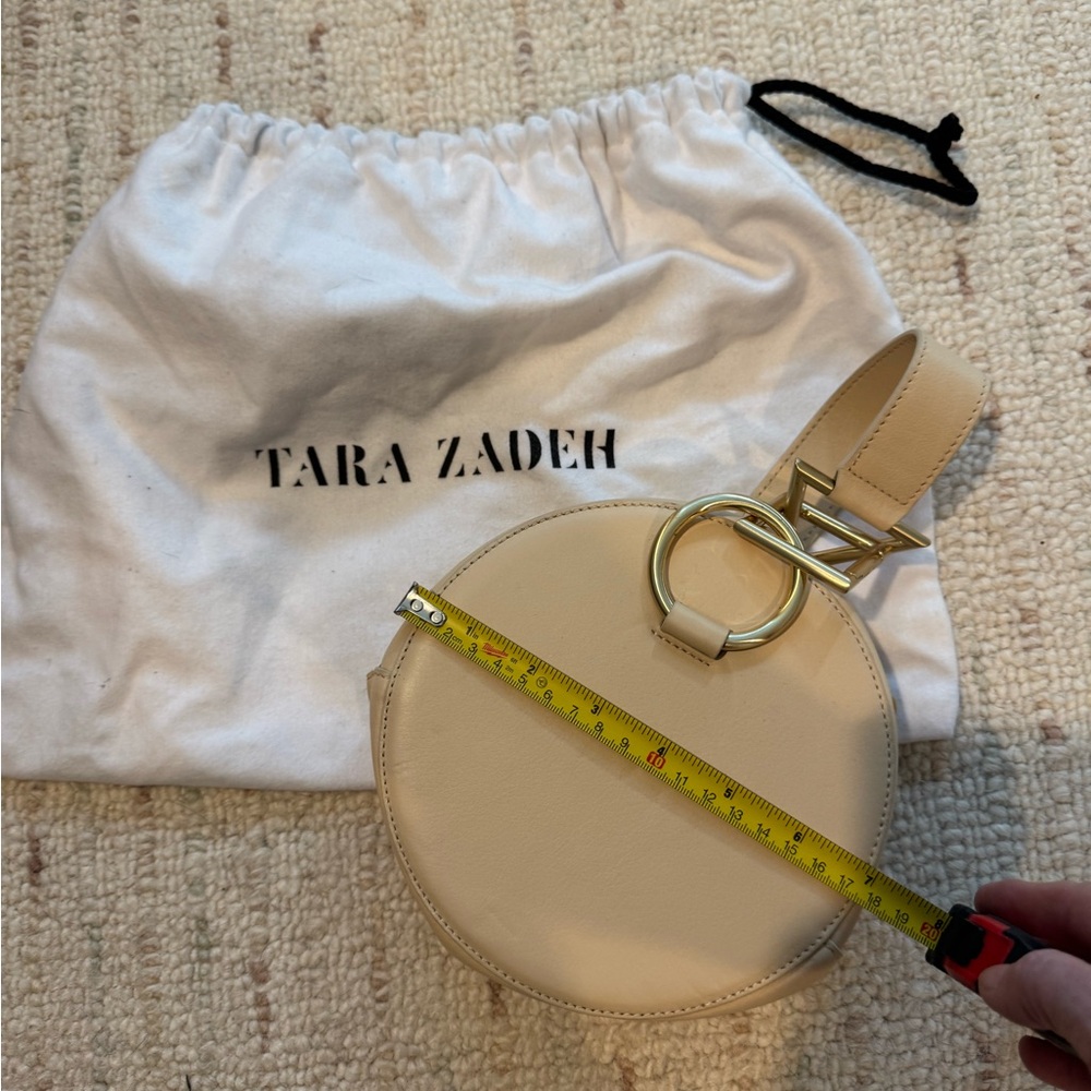 Cream Wristlet Clutch